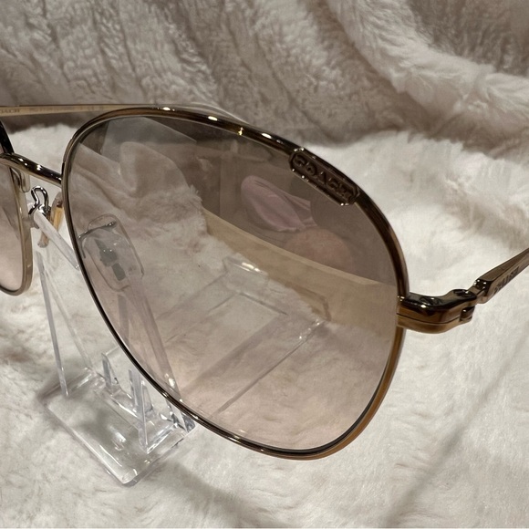 Coach sunglasses gold - Picture 4 of 8